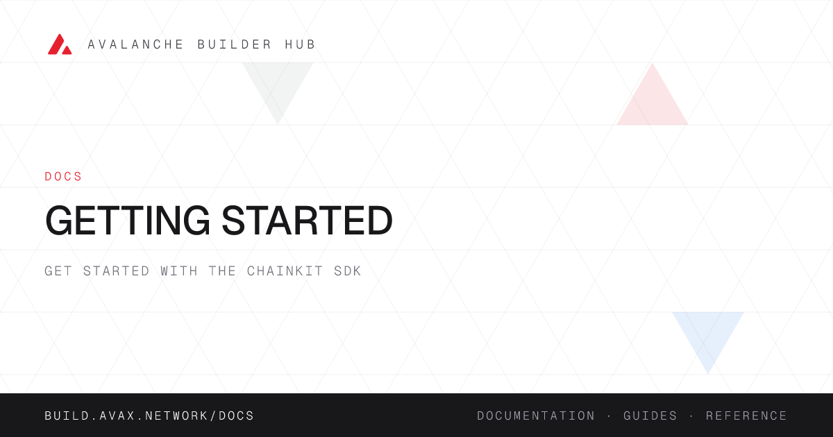 Getting Started | Avalanche Builder Hub