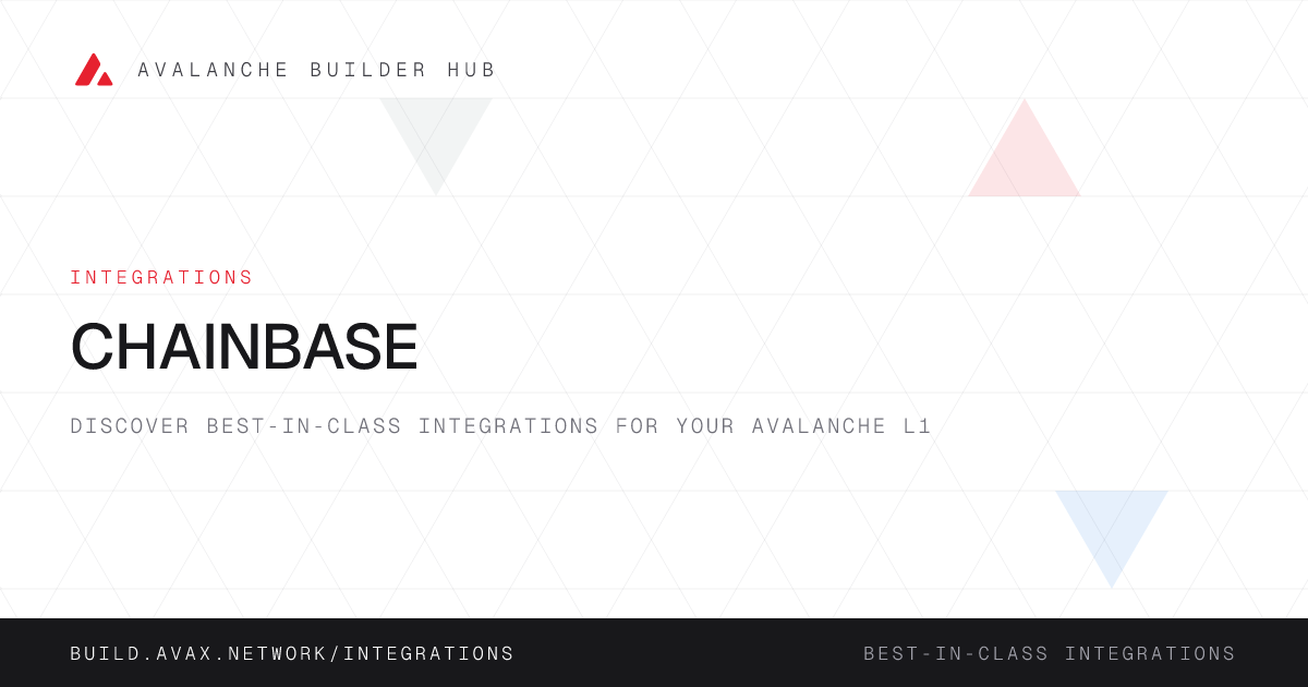 Chainbase | Avalanche Builder Hub