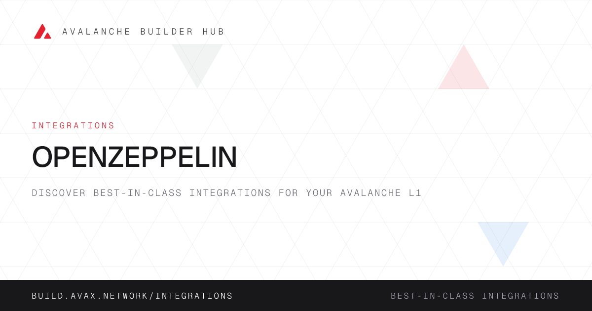 OpenZeppelin | Avalanche Builder Hub
